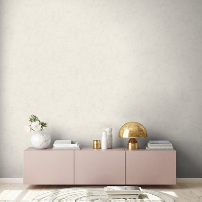 A.S. Creation New Walls Vlies Tapete 374307 Floral  Uni creme weiß