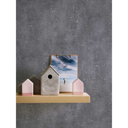 A.S. Création Greyvolution Vlies Tapete 378403 Uni Modern anthrazit