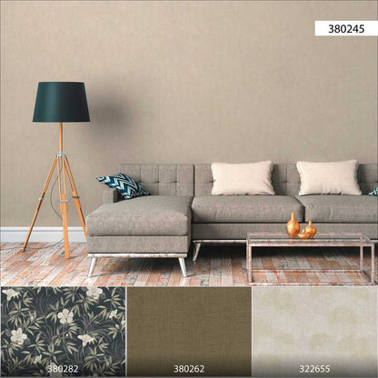 A.S. Création Cuba Vlies Tapete 380245 Uni beige