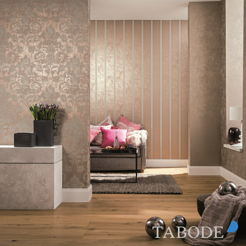Marburg Catania Vlies Tapete 58633 Uni Geometrisch gold metallic