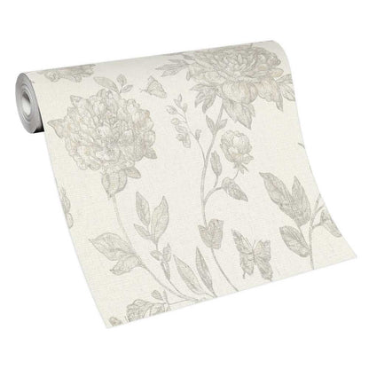 Erismann Vintage Vlies Tapete 633531 Muster/Motiv grau