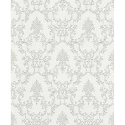 Erismann Palais Royal Vlies Tapete 6376-01 Barock weiß grau