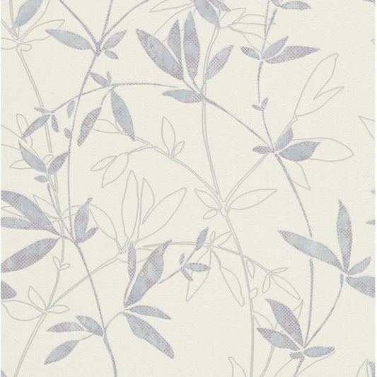 Erismann My Garden Vlies Tapete 649908 Muster/Motiv beige blau silber violett
