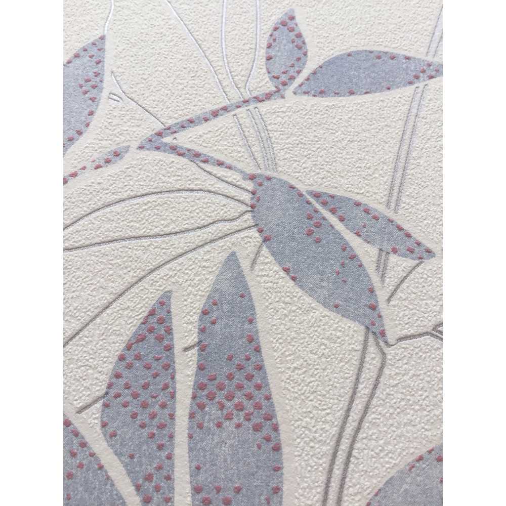 Erismann My Garden Vlies Tapete 649908 Muster/Motiv beige blau silber violett