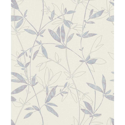 Erismann My Garden Vlies Tapete 649908 Muster/Motiv beige blau silber violett