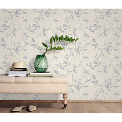 Erismann My Garden Vlies Tapete 649908 Muster/Motiv beige blau silber violett