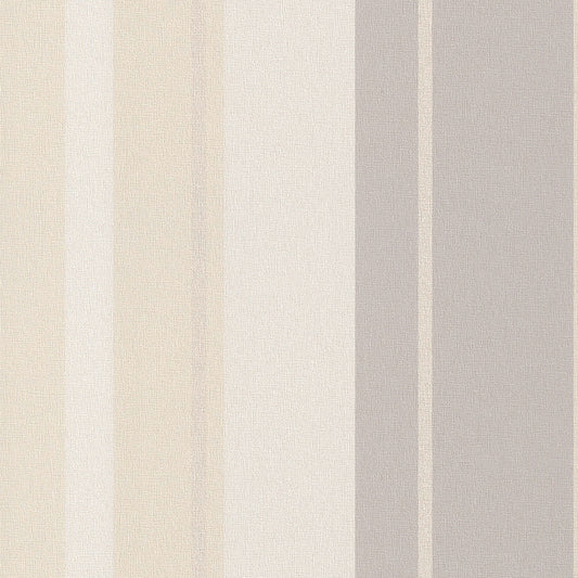 Rasch Gentle Elegance Vlies Tapete 725117 Streifen weiß beige grau