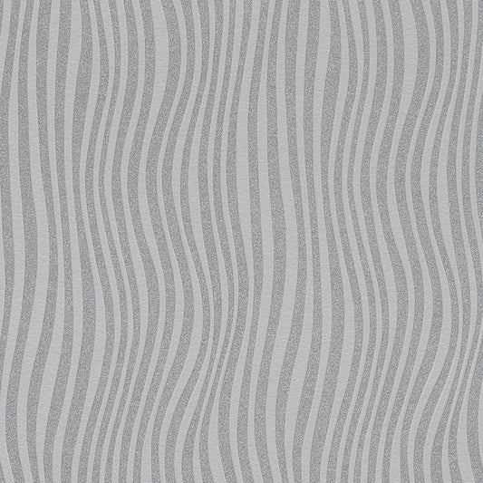 Rasch Gentle Elegance Vlies Tapete 725995 Wellen grau silber