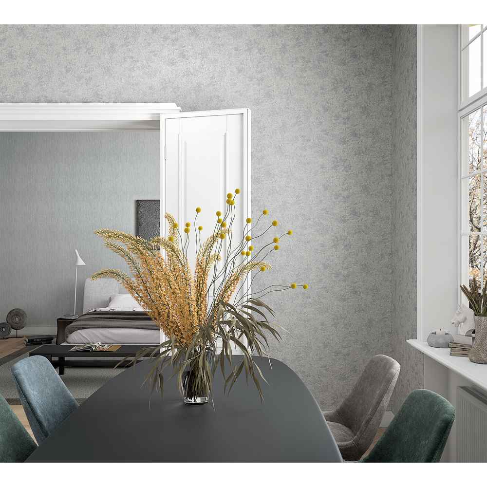 Marburg Natural Opulence Vlies Tapete 85727 Uni Struktur grau