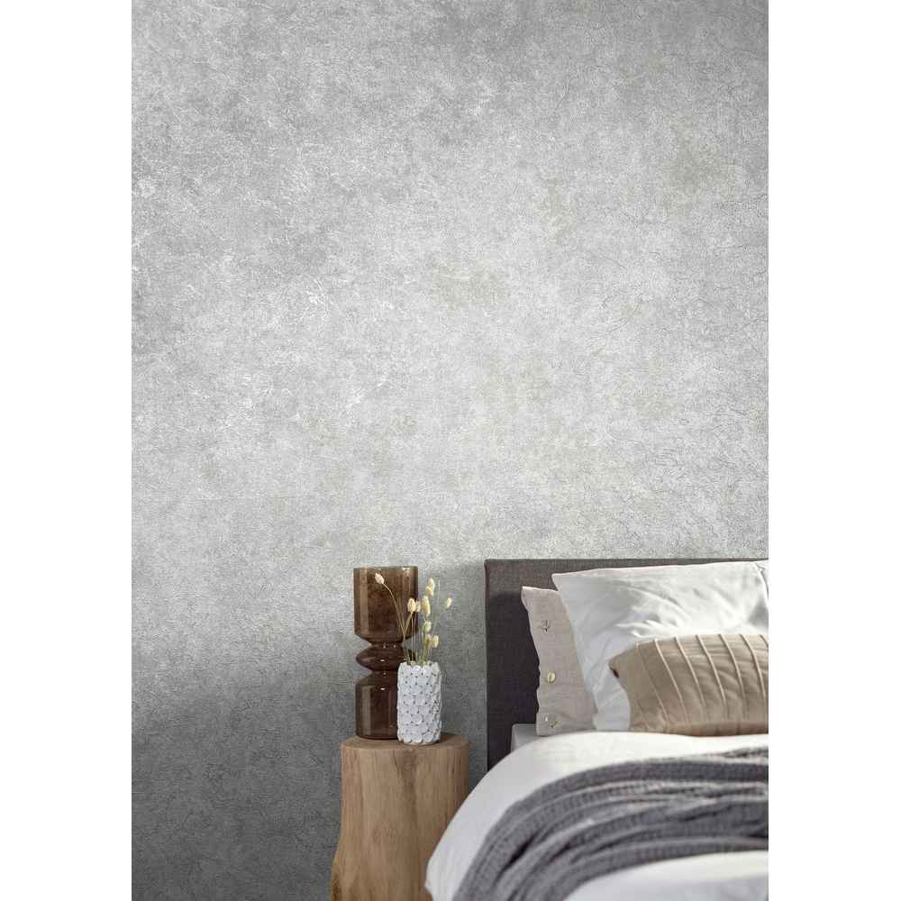 Marburg Natural Opulence Vlies Tapete 85728 Uni Struktur weiß