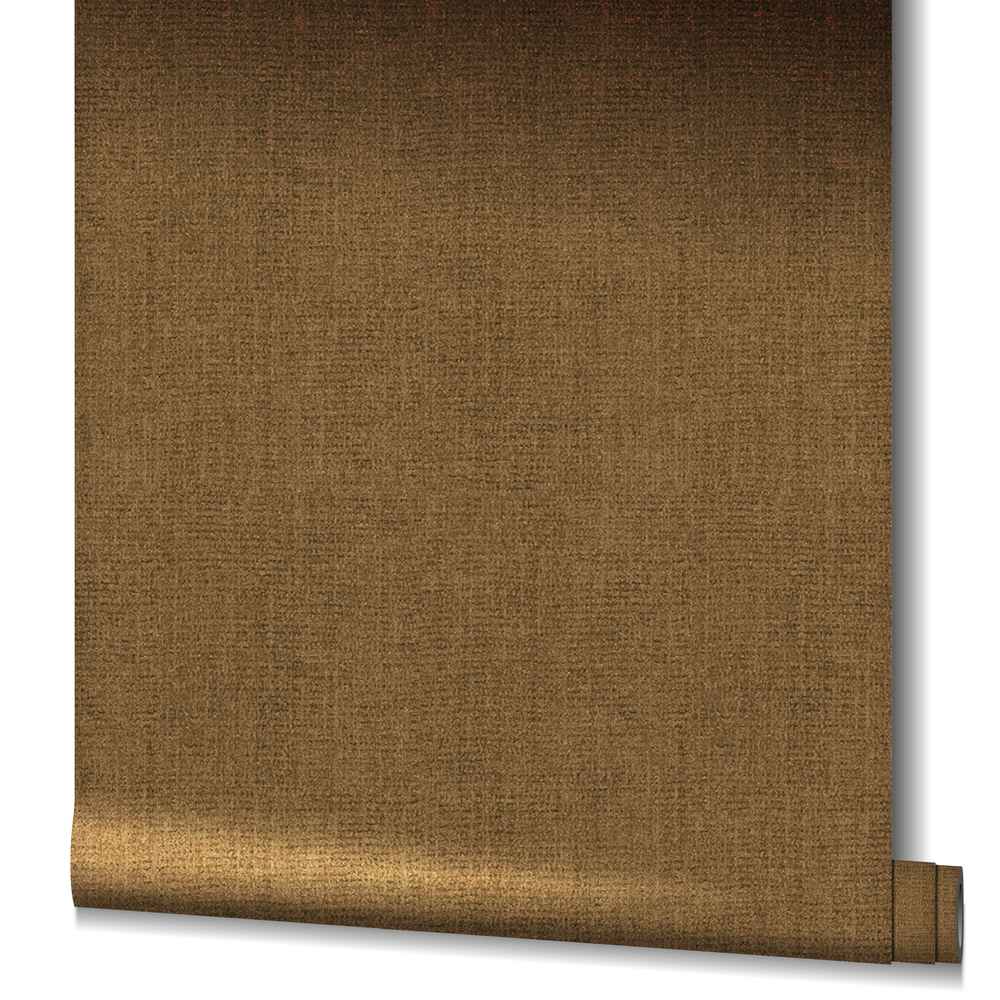 Marburg Natural Opulence Vlies Tapete 85737 Uni Struktur kupfer metallic