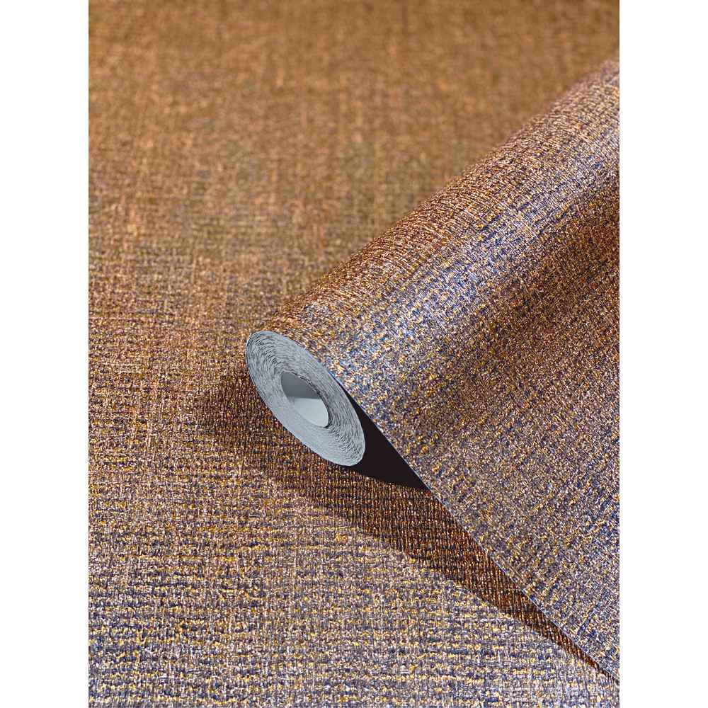 Marburg Natural Opulence Vlies Tapete 85737 Uni Struktur kupfer metallic