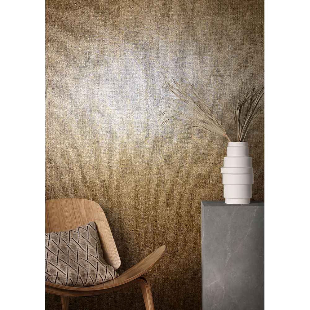 Marburg Natural Opulence Vlies Tapete 85737 Uni Struktur kupfer metallic