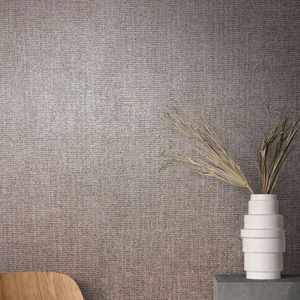 Marburg Natural Opulence Vlies Tapete 85739 Uni Struktur braun silber metallic
