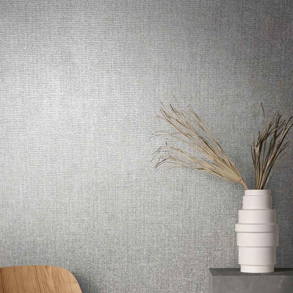 Marburg Natural Opulence Vlies Tapete 85740 Uni Struktur grün metallic