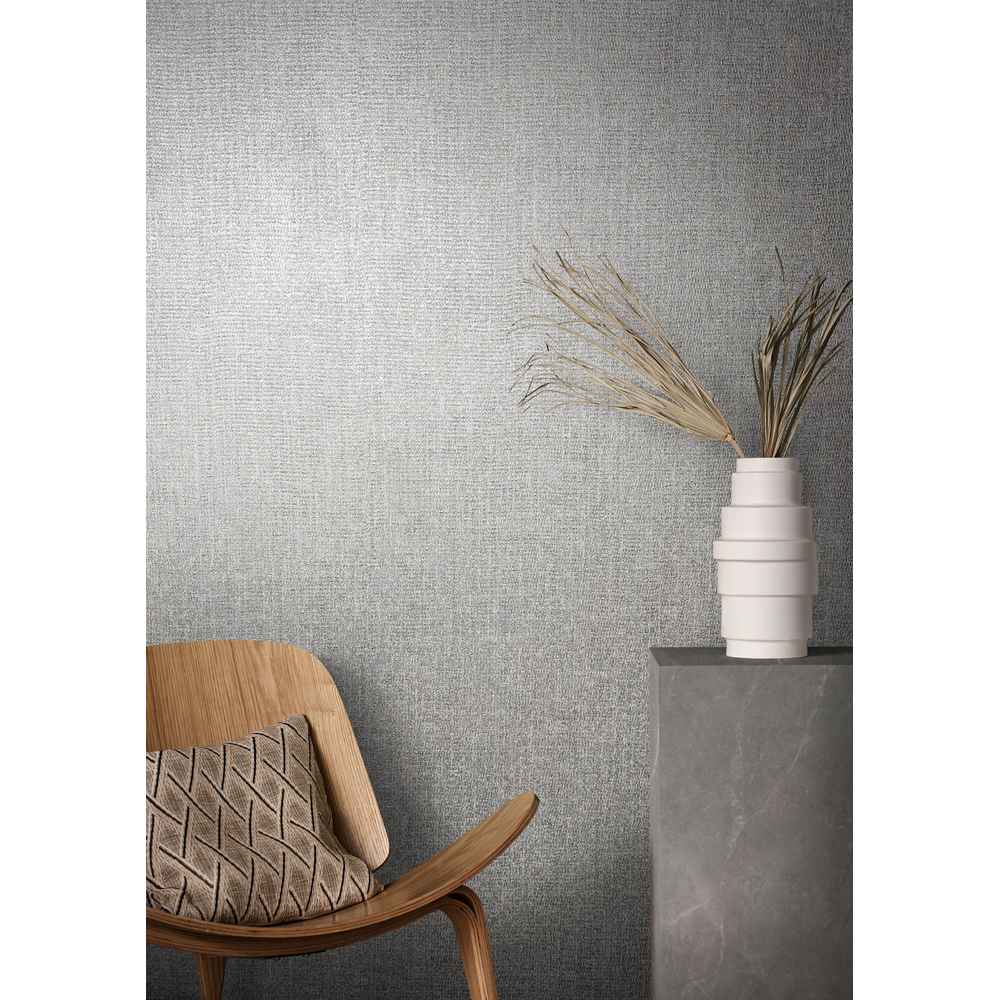 Marburg Natural Opulence Vlies Tapete 85740 Uni Struktur grün metallic