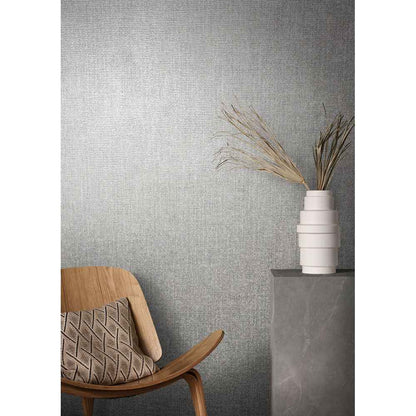Marburg Natural Opulence Vlies Tapete 85740 Uni Struktur grün metallic