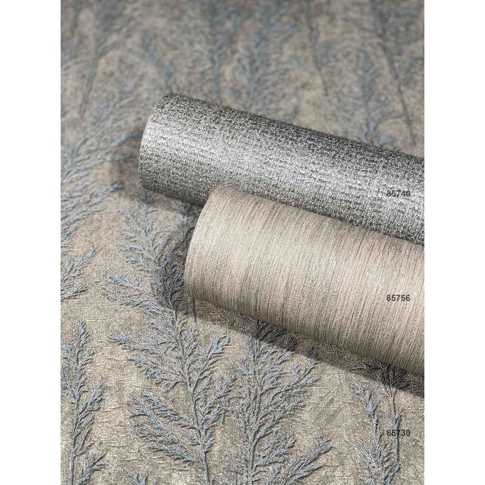 Marburg Natural Opulence Vlies Tapete 85740 Uni Struktur grün metallic