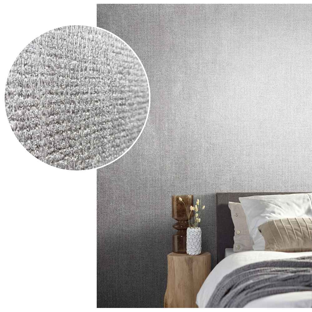 Marburg Natural Opulence Vlies Tapete 85741 Uni Struktur grau