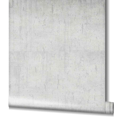 Marburg Natural Opulence Vlies Tapete 85753 Struktur Modern grau weiß metallic