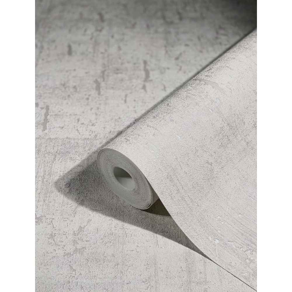 Marburg Natural Opulence Vlies Tapete 85753 Struktur Modern grau weiß metallic