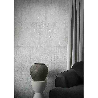 Marburg Natural Opulence Vlies Tapete 85753 Struktur Modern grau weiß metallic