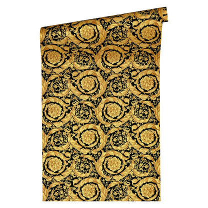 A.S. Creation Versace 4 Vlies Tapete 935834 Classic Ornament gold schwarz metallic