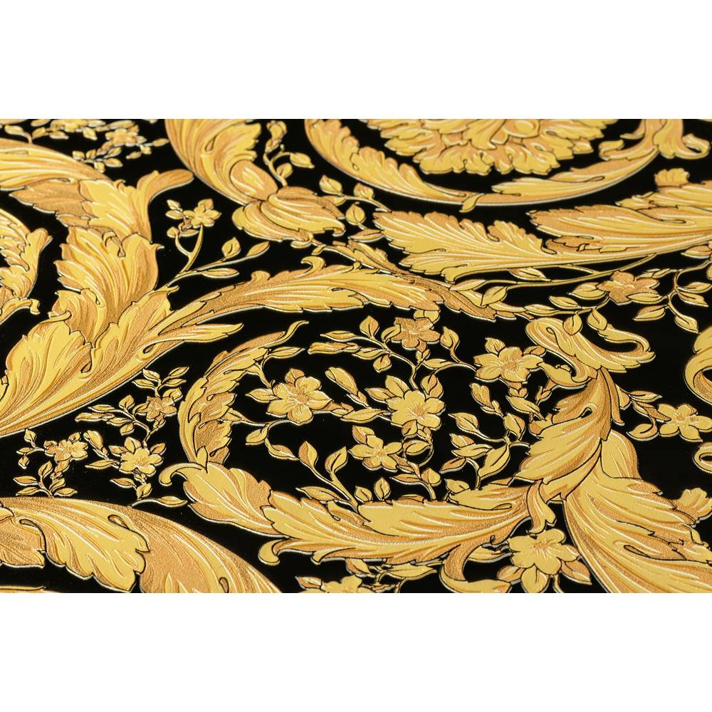 A.S. Creation Versace 4 Vlies Tapete 935834 Classic Ornament gold schwarz metallic