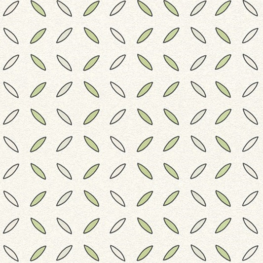 A.S. Creation AP 2000 Vlies Tapete 960633 Grafik grün metallic weiß