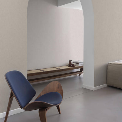 Grandeco Atmosphere Vlies Tapete AT1002 Uni Struktur beige