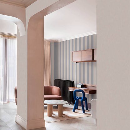 Grandeco Atmosphere Vlies Tapete AT4023 Streifen blau