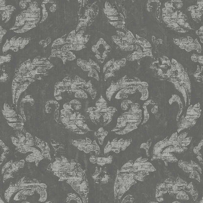 Essener Ambiance Vlies Tapete G67782   Textil Ornament grau blau silber metallic G67782 Textil Ornam