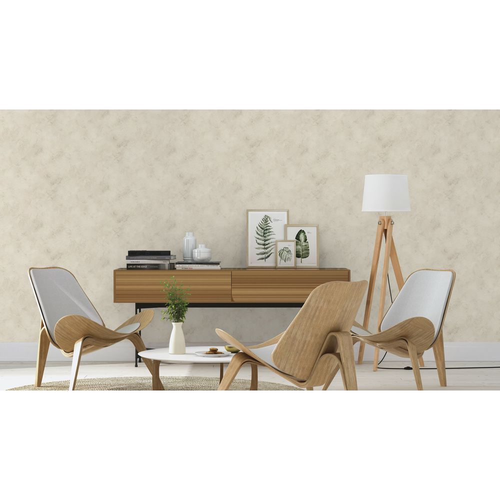 Rasch Finca Vlies Tapete 416930 Uni beige grau