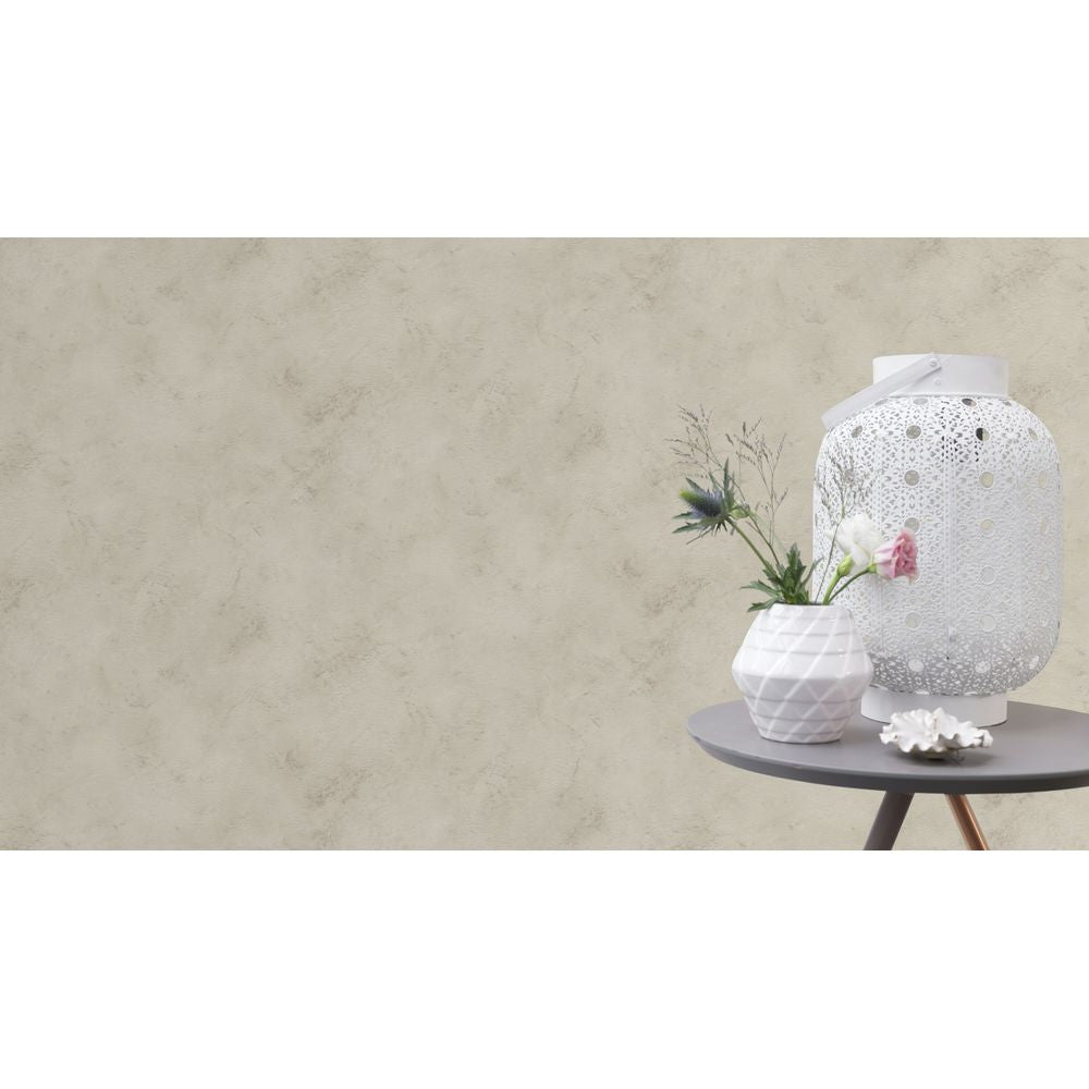 Rasch Finca Vlies Tapete 416930 Uni beige grau