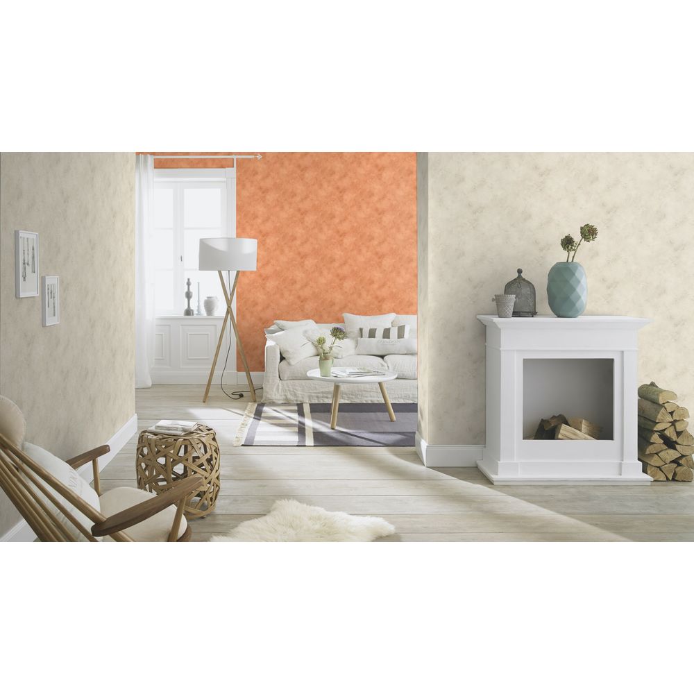 Rasch Finca Vlies Tapete 416930 Uni beige grau