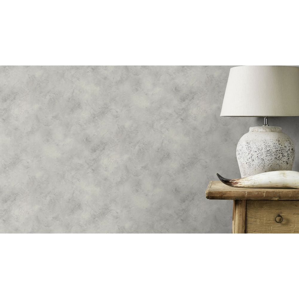 Rasch Finca Vlies Tapete 416985 Uni grau