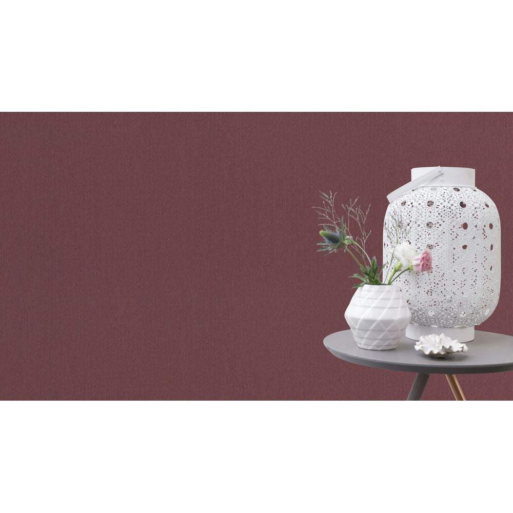 Rasch BARBARA Home Collection II Vlies Tapete 537185 Uni rot