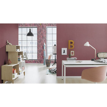 Rasch BARBARA Home Collection II Vlies Tapete 537185 Uni rot