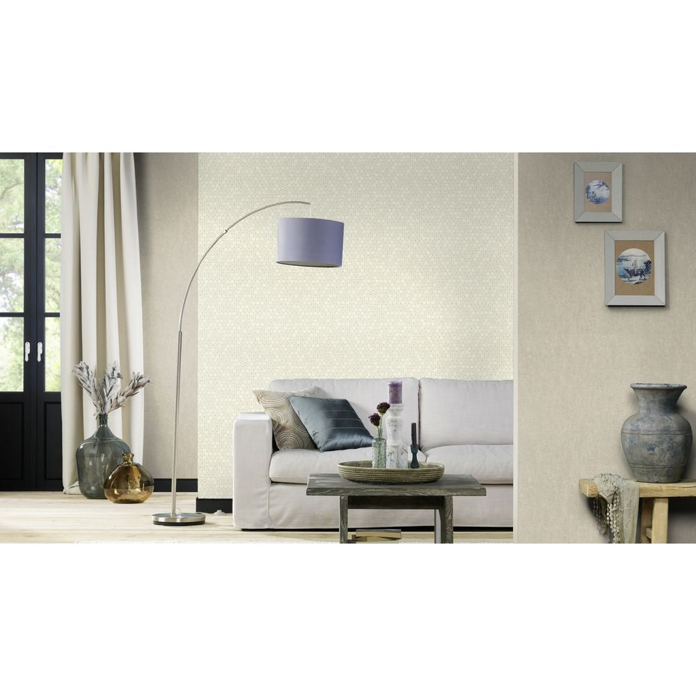 Rasch Highlands Vlies Tapete 550023 Uni grau