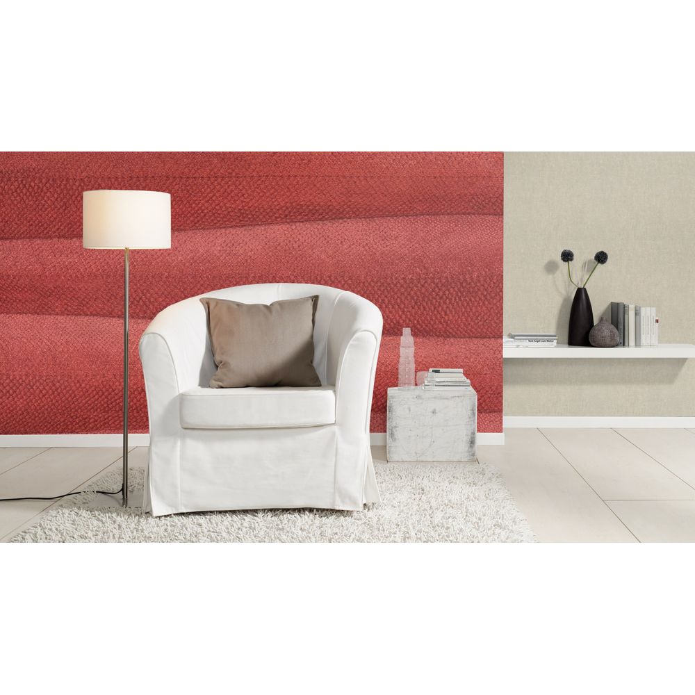 Rasch Highlands Vlies Tapete 550023 Uni grau