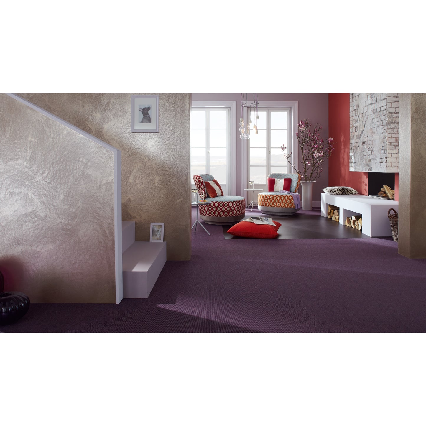 Tretford Interland, Bahnenware Farbe 628 Karibik