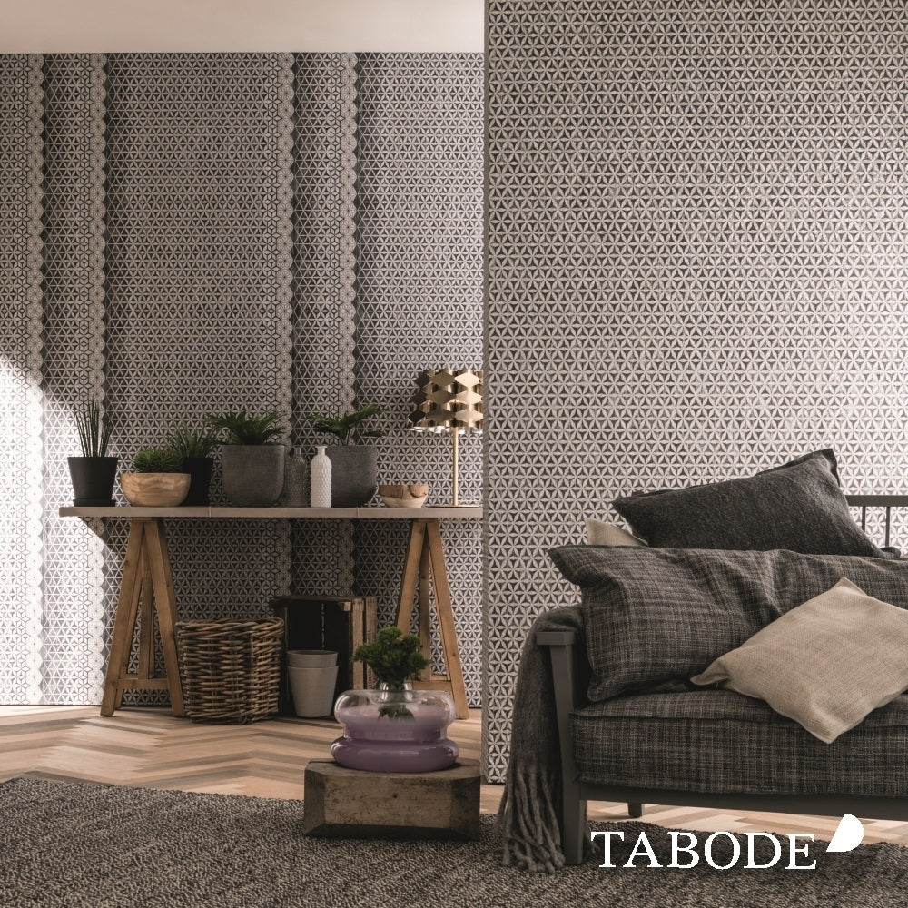 Marburg La Vie Vlies Tapete 58110 Grafik anthrazit grau metallic