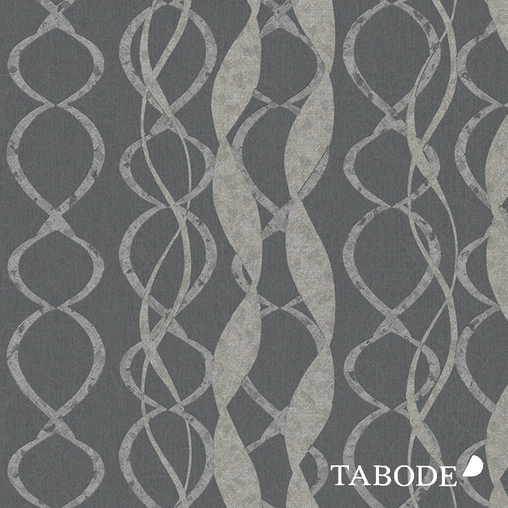 Marburg La Vie Vlies Tapete 58119 Grafik anthrazit gold metallic