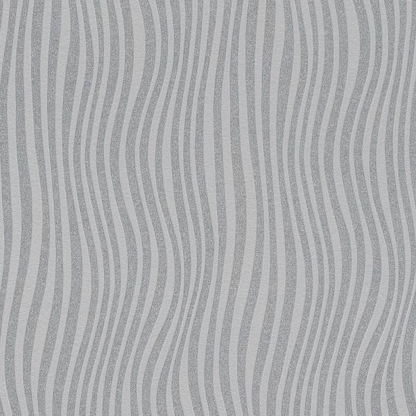 Rasch Gentle Elegance Vlies Tapete 725995 Wellen grau silber