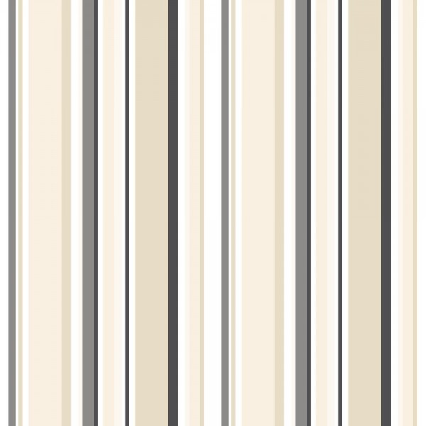 Essener Simple Stripes 3 Papier Tapete ST36910 Streifen Weiß beige schwarz grau