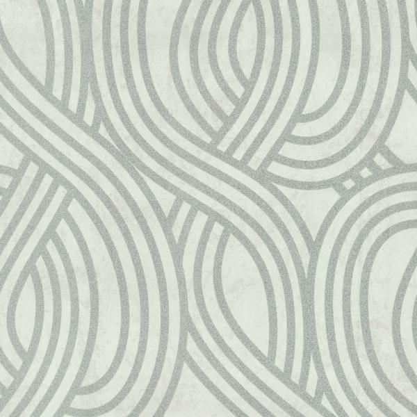 P+S Carat Vlies Tapete 13345-20 Design weiß silber metallic