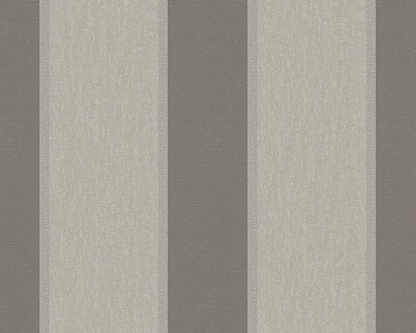 A.S. Creation Fleece Royal Vlies Tapete 961863 Streifen grau metallic