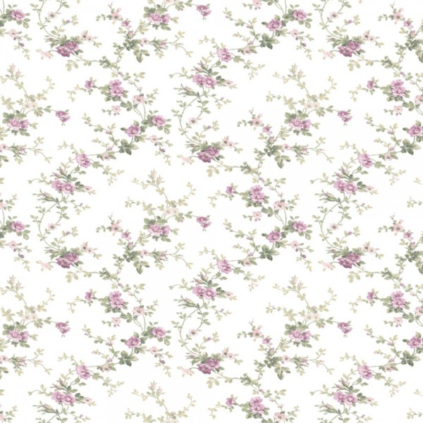 Essener Primavera Vlies Tapete 7507 Floral Landhaus weiß rosa grün